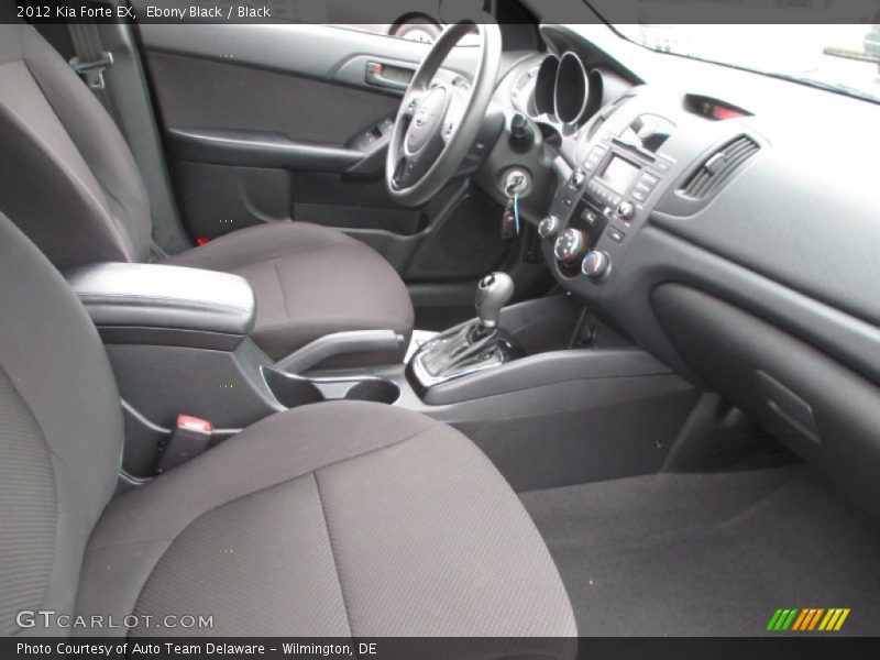 Ebony Black / Black 2012 Kia Forte EX