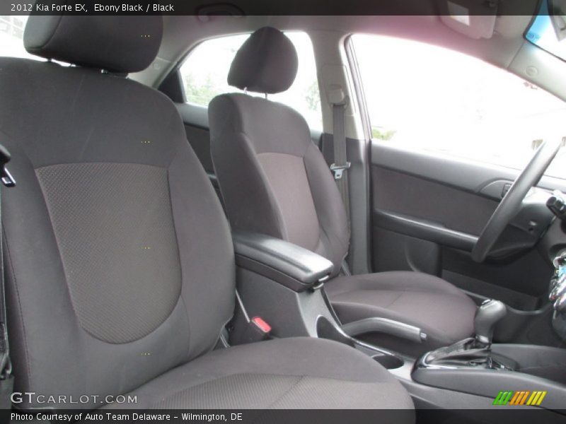 Ebony Black / Black 2012 Kia Forte EX