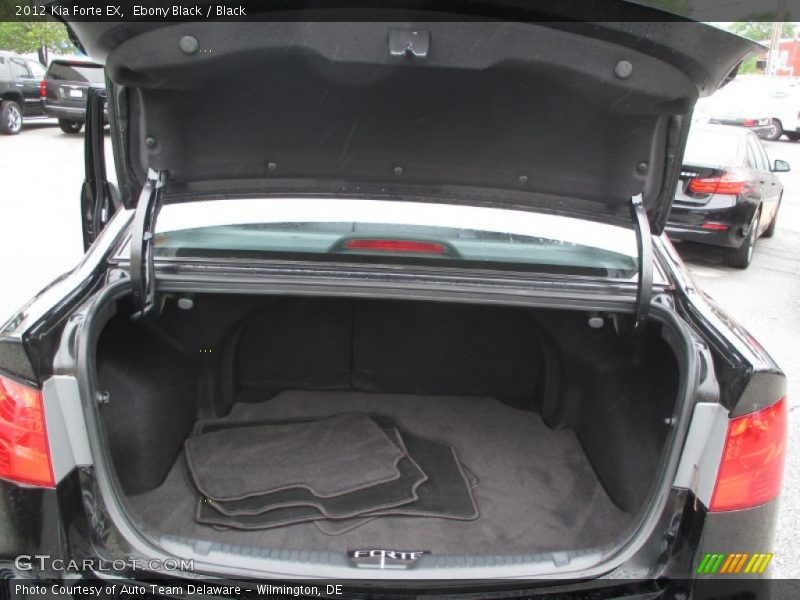 Ebony Black / Black 2012 Kia Forte EX