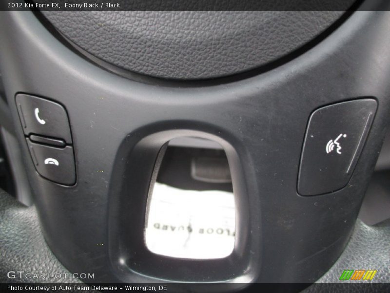 Ebony Black / Black 2012 Kia Forte EX