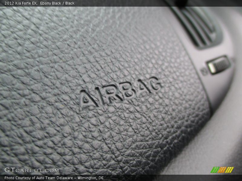 Ebony Black / Black 2012 Kia Forte EX