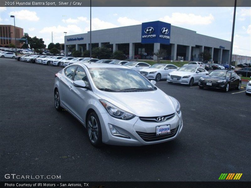 Silver / Gray 2016 Hyundai Elantra Sport
