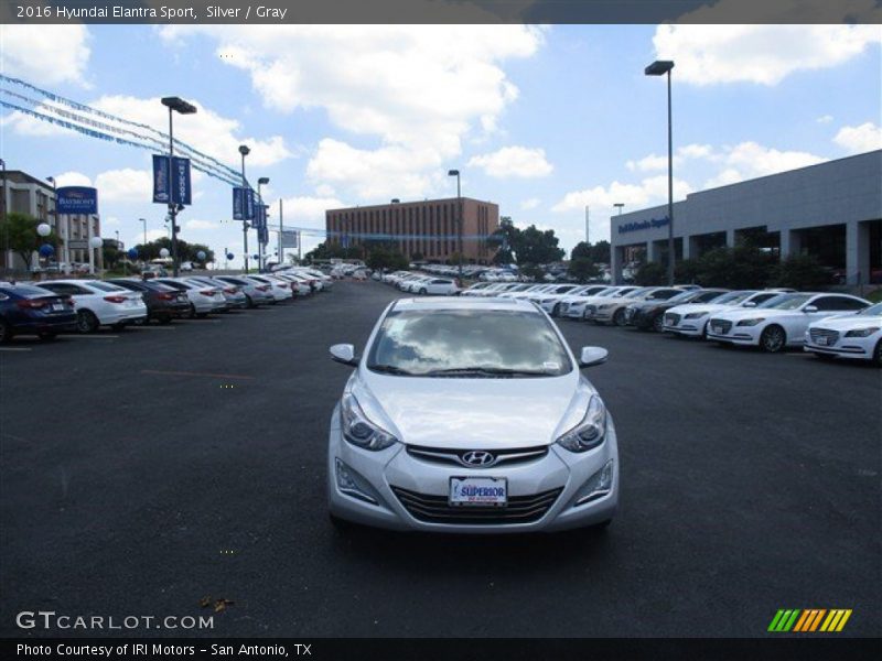 Silver / Gray 2016 Hyundai Elantra Sport