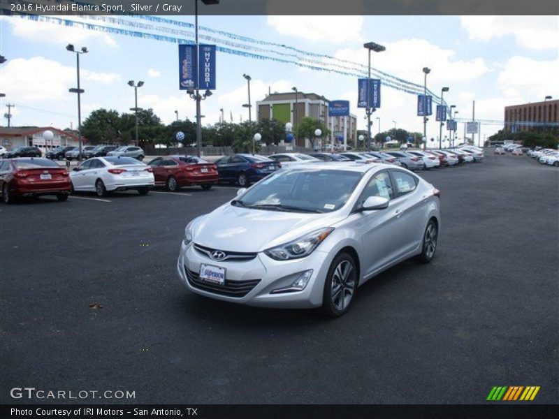 Silver / Gray 2016 Hyundai Elantra Sport
