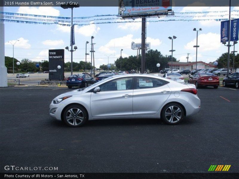 Silver / Gray 2016 Hyundai Elantra Sport