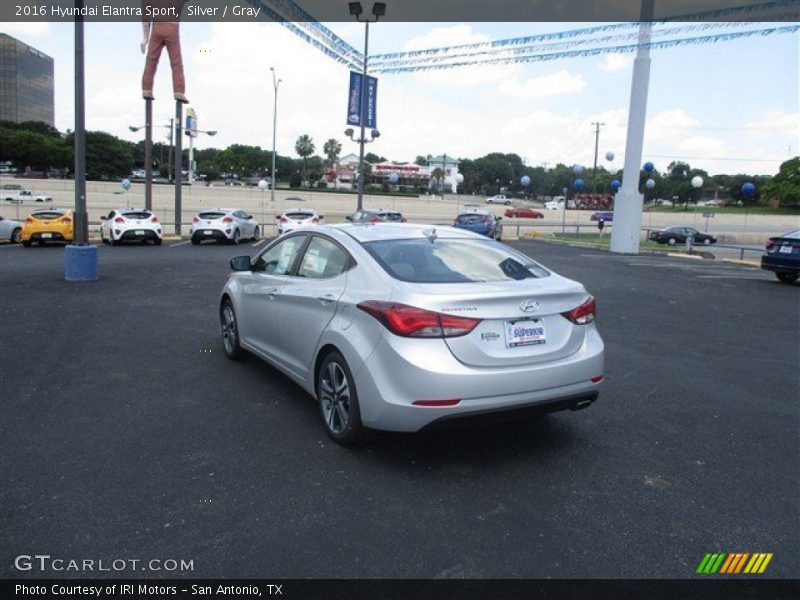 Silver / Gray 2016 Hyundai Elantra Sport