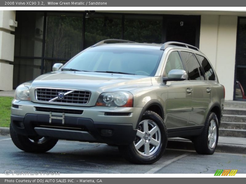 Willow Green Metallic / Sandstone 2008 Volvo XC90 3.2