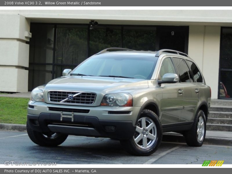 Willow Green Metallic / Sandstone 2008 Volvo XC90 3.2