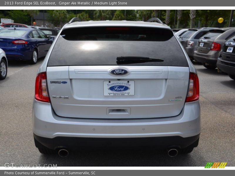 Ginger Ale Metallic / Medium Light Stone 2013 Ford Edge SEL EcoBoost