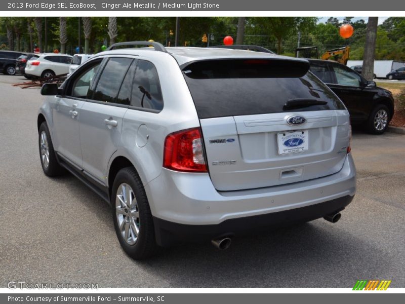 Ginger Ale Metallic / Medium Light Stone 2013 Ford Edge SEL EcoBoost