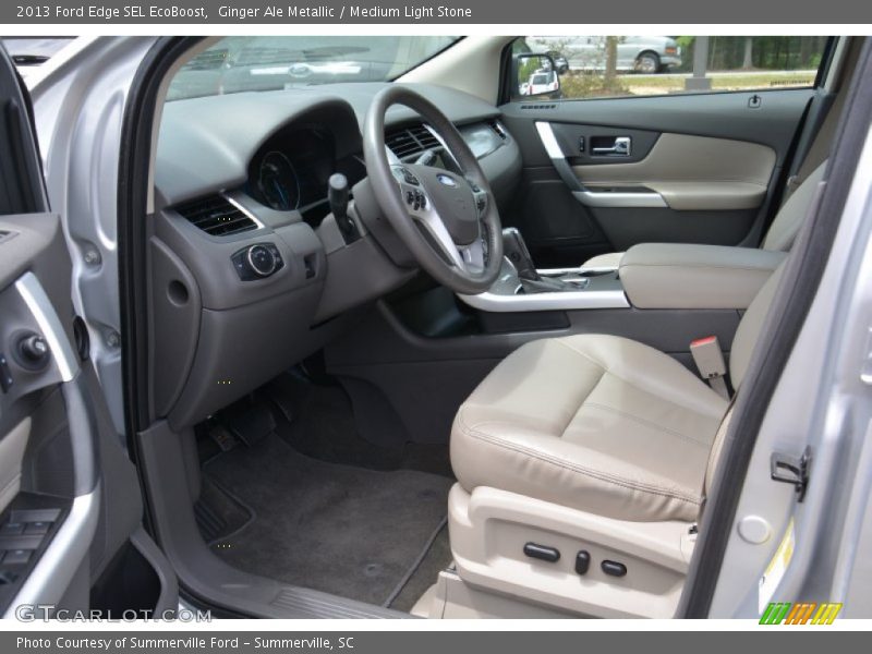 Ginger Ale Metallic / Medium Light Stone 2013 Ford Edge SEL EcoBoost