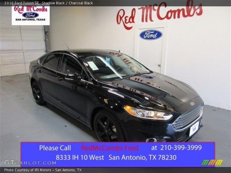 Shadow Black / Charcoal Black 2016 Ford Fusion SE