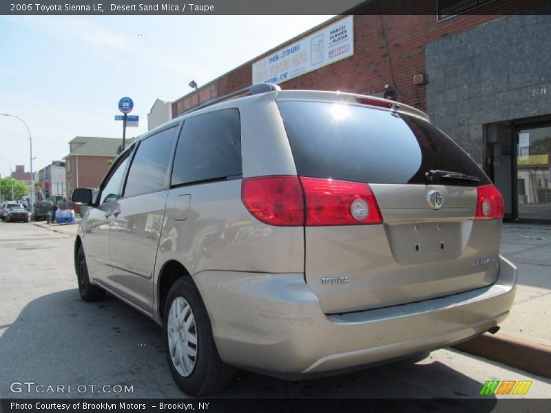 Desert Sand Mica / Taupe 2006 Toyota Sienna LE