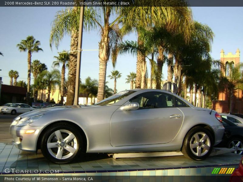 Iridium Silver Metallic / Black 2008 Mercedes-Benz SLK 280 Roadster