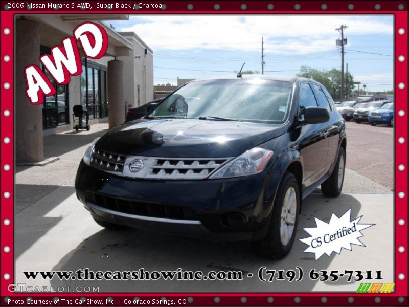 Super Black / Charcoal 2006 Nissan Murano S AWD