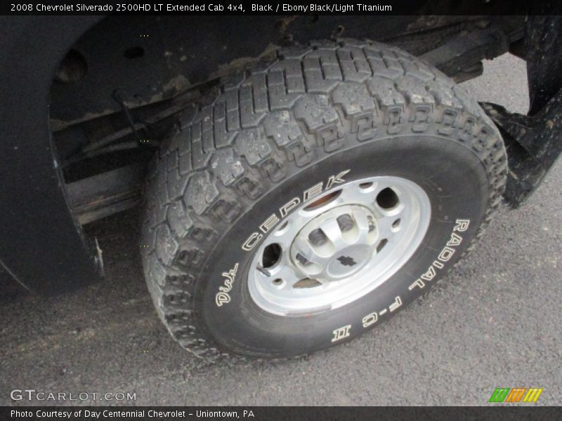 Black / Ebony Black/Light Titanium 2008 Chevrolet Silverado 2500HD LT Extended Cab 4x4