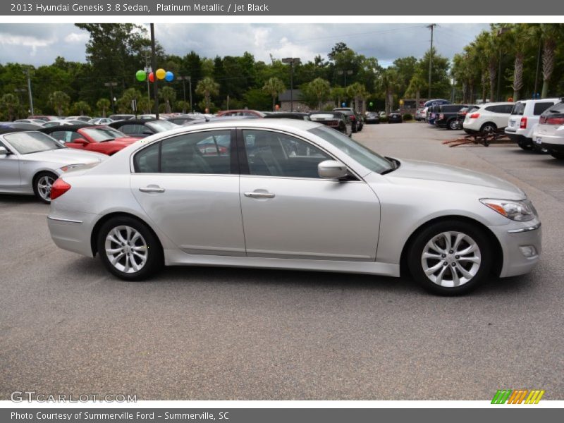 Platinum Metallic / Jet Black 2013 Hyundai Genesis 3.8 Sedan
