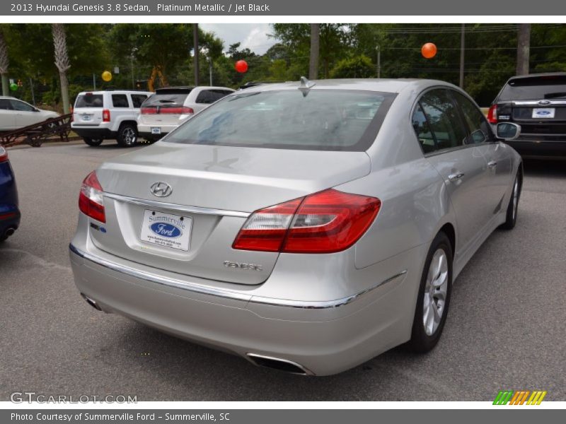 Platinum Metallic / Jet Black 2013 Hyundai Genesis 3.8 Sedan