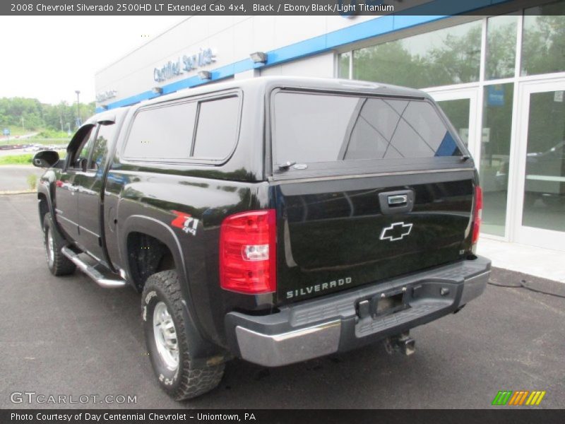 Black / Ebony Black/Light Titanium 2008 Chevrolet Silverado 2500HD LT Extended Cab 4x4
