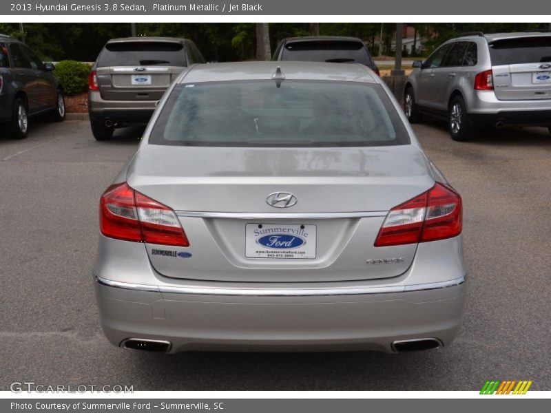 Platinum Metallic / Jet Black 2013 Hyundai Genesis 3.8 Sedan