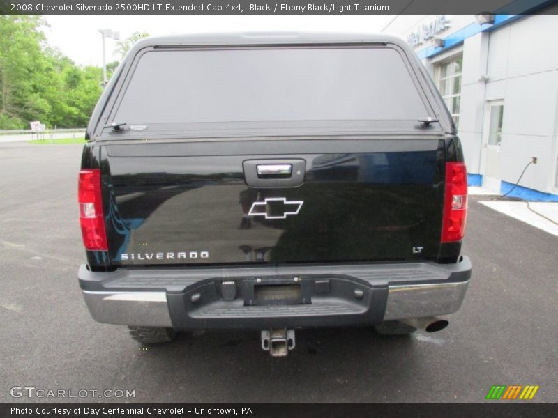 Black / Ebony Black/Light Titanium 2008 Chevrolet Silverado 2500HD LT Extended Cab 4x4