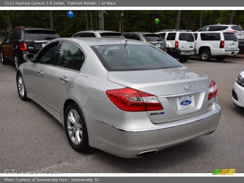 Platinum Metallic / Jet Black 2013 Hyundai Genesis 3.8 Sedan