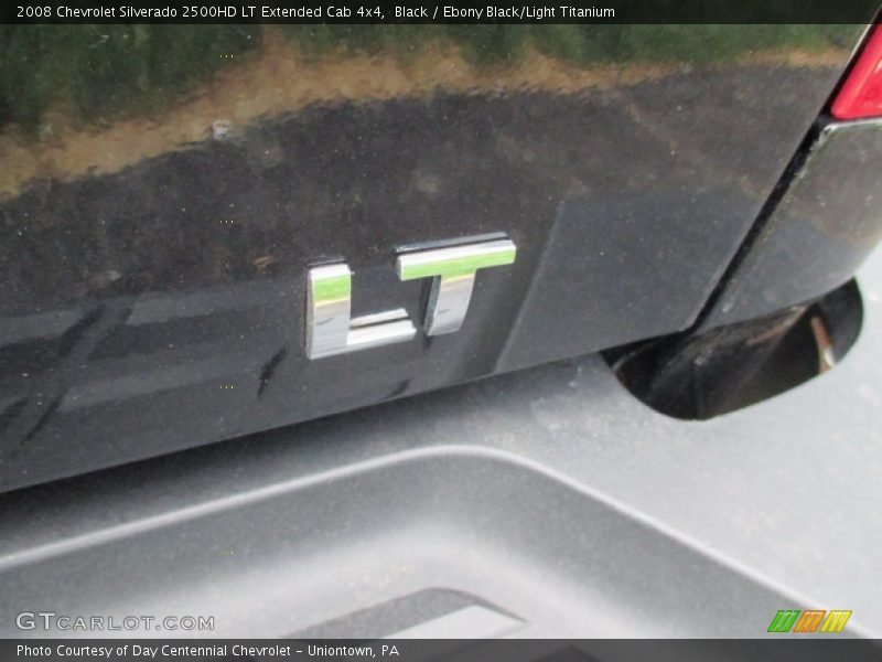Black / Ebony Black/Light Titanium 2008 Chevrolet Silverado 2500HD LT Extended Cab 4x4