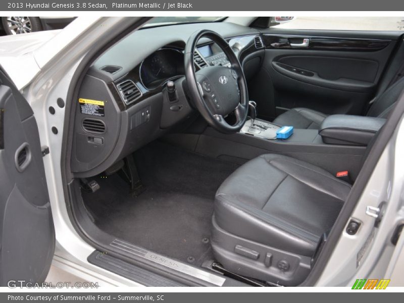 Platinum Metallic / Jet Black 2013 Hyundai Genesis 3.8 Sedan