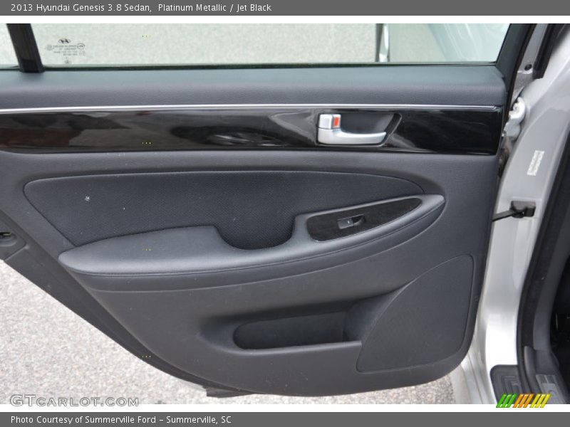 Platinum Metallic / Jet Black 2013 Hyundai Genesis 3.8 Sedan