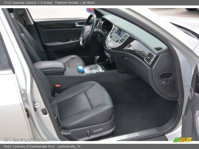 Platinum Metallic / Jet Black 2013 Hyundai Genesis 3.8 Sedan