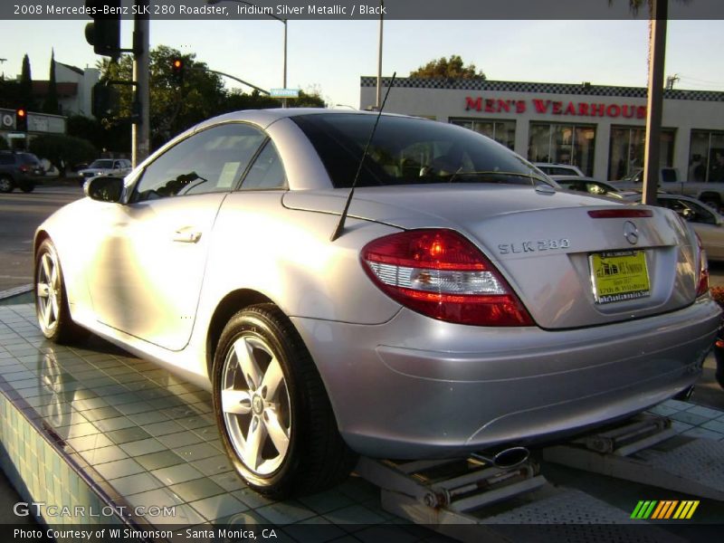 Iridium Silver Metallic / Black 2008 Mercedes-Benz SLK 280 Roadster