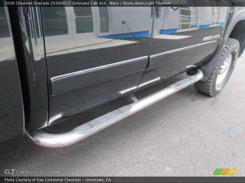 Black / Ebony Black/Light Titanium 2008 Chevrolet Silverado 2500HD LT Extended Cab 4x4