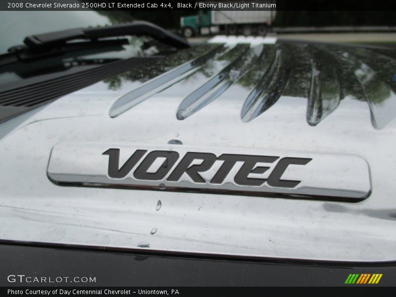 Black / Ebony Black/Light Titanium 2008 Chevrolet Silverado 2500HD LT Extended Cab 4x4