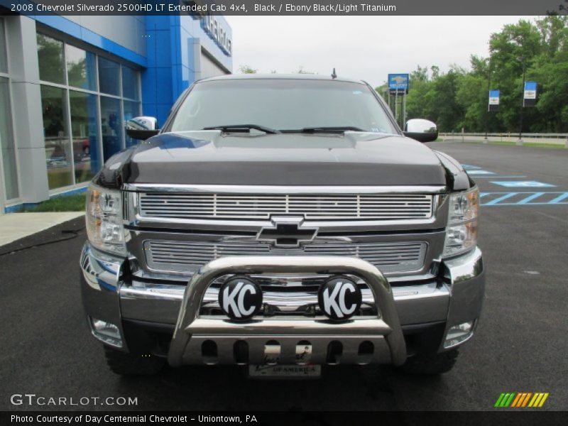 Black / Ebony Black/Light Titanium 2008 Chevrolet Silverado 2500HD LT Extended Cab 4x4