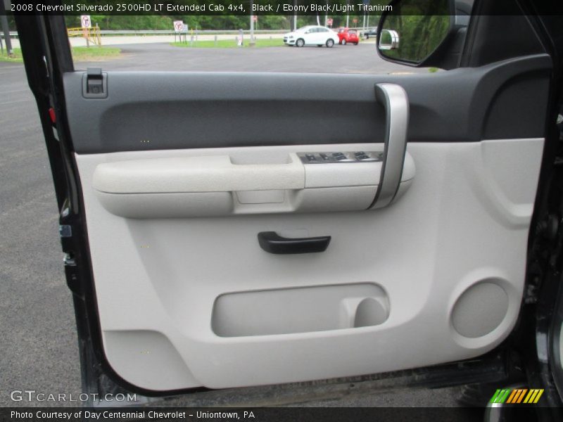 Black / Ebony Black/Light Titanium 2008 Chevrolet Silverado 2500HD LT Extended Cab 4x4