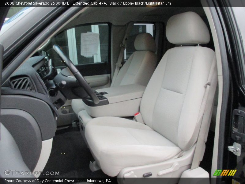 Black / Ebony Black/Light Titanium 2008 Chevrolet Silverado 2500HD LT Extended Cab 4x4
