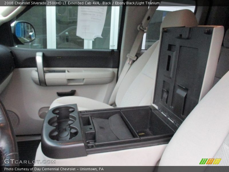 Black / Ebony Black/Light Titanium 2008 Chevrolet Silverado 2500HD LT Extended Cab 4x4