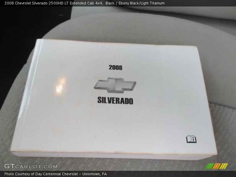 Black / Ebony Black/Light Titanium 2008 Chevrolet Silverado 2500HD LT Extended Cab 4x4