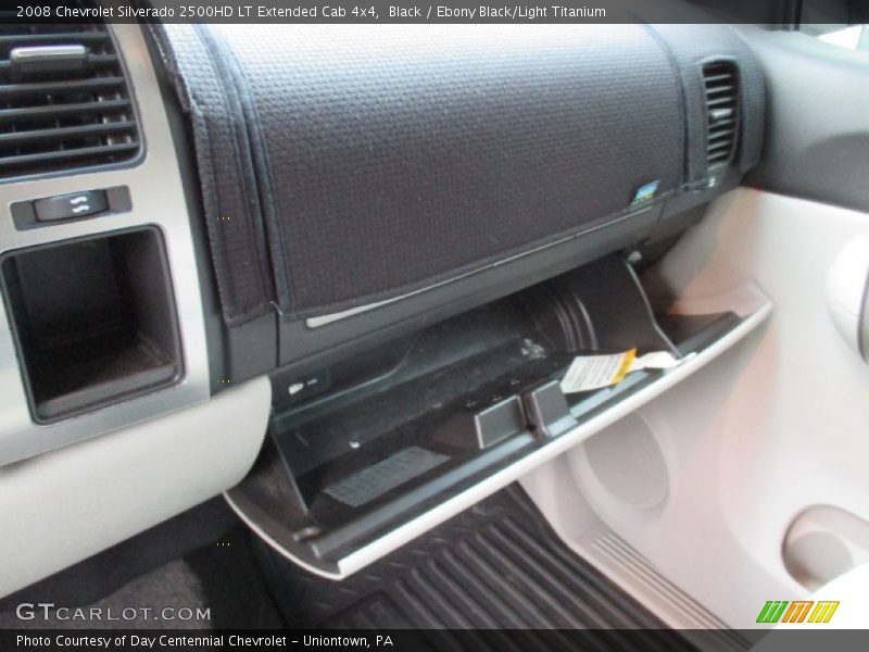 Black / Ebony Black/Light Titanium 2008 Chevrolet Silverado 2500HD LT Extended Cab 4x4