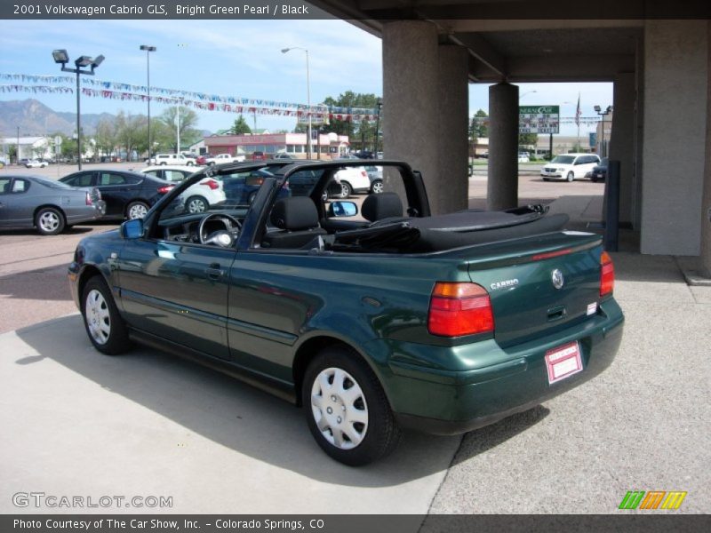 Bright Green Pearl / Black 2001 Volkswagen Cabrio GLS