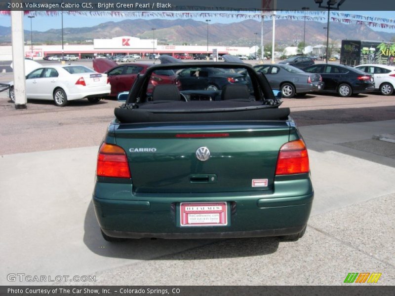 Bright Green Pearl / Black 2001 Volkswagen Cabrio GLS