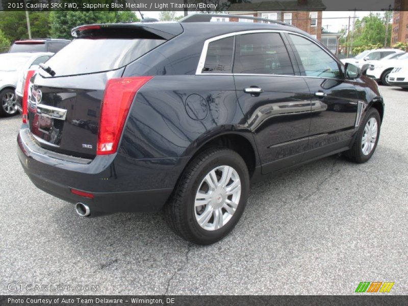 Sapphire Blue Metallic / Light Titanium/Ebony 2015 Cadillac SRX FWD