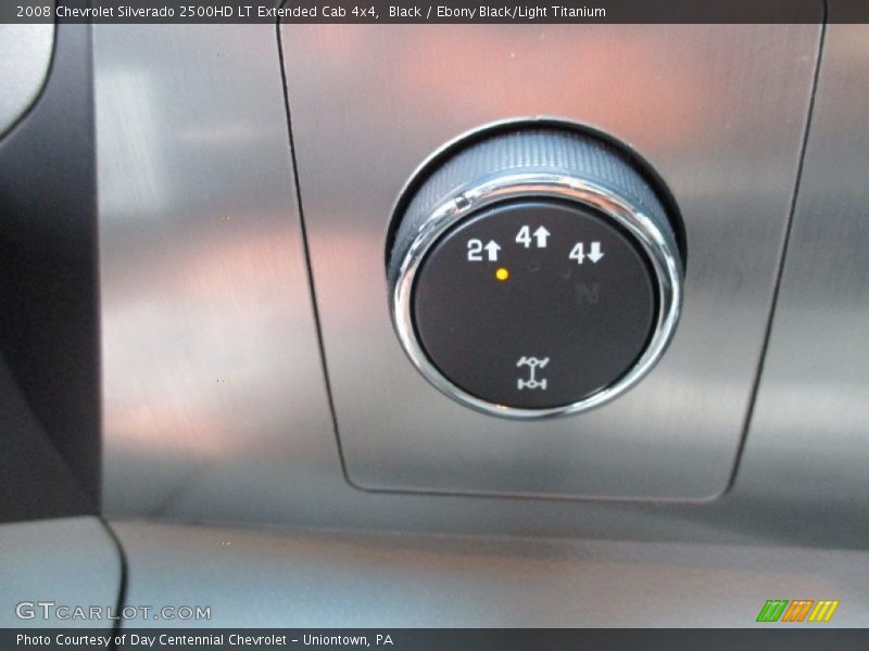 Black / Ebony Black/Light Titanium 2008 Chevrolet Silverado 2500HD LT Extended Cab 4x4