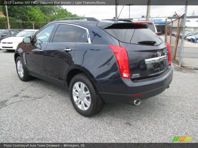 Sapphire Blue Metallic / Light Titanium/Ebony 2015 Cadillac SRX FWD