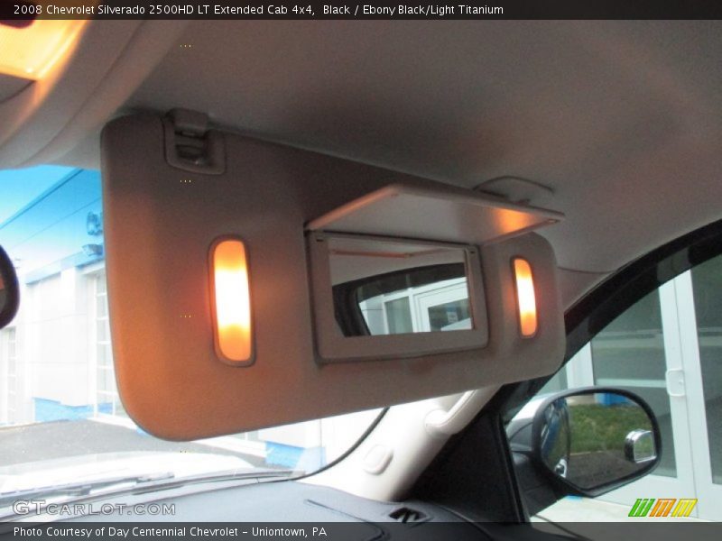 Black / Ebony Black/Light Titanium 2008 Chevrolet Silverado 2500HD LT Extended Cab 4x4