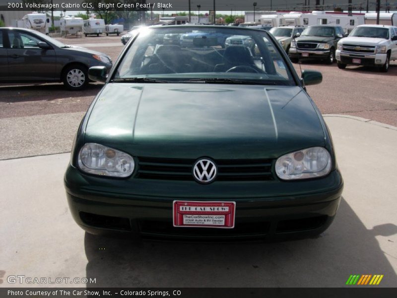 Bright Green Pearl / Black 2001 Volkswagen Cabrio GLS