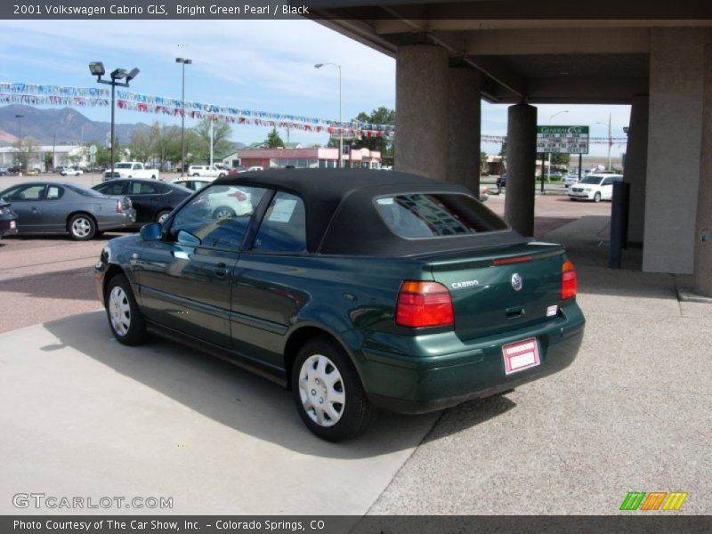 Bright Green Pearl / Black 2001 Volkswagen Cabrio GLS