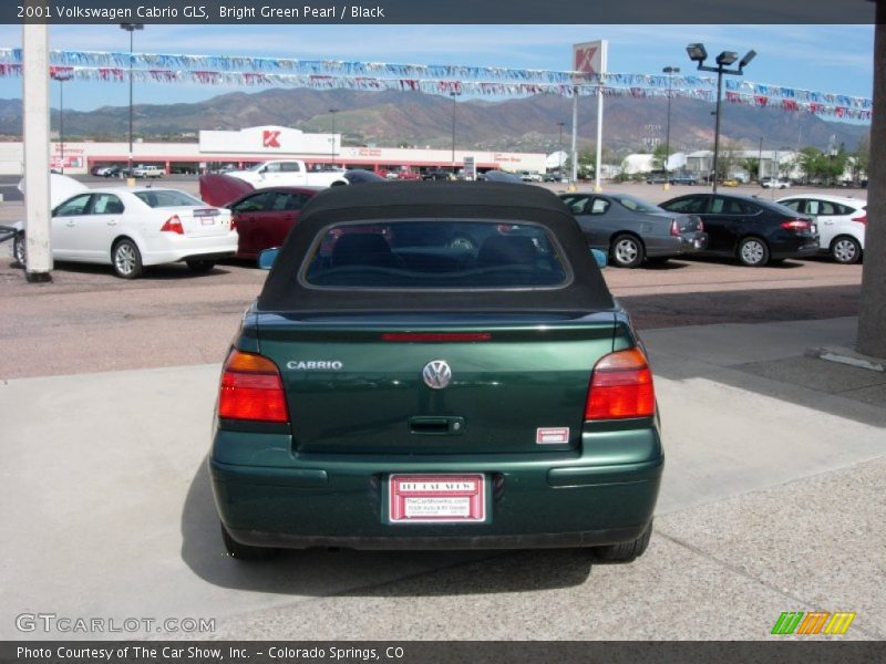 Bright Green Pearl / Black 2001 Volkswagen Cabrio GLS