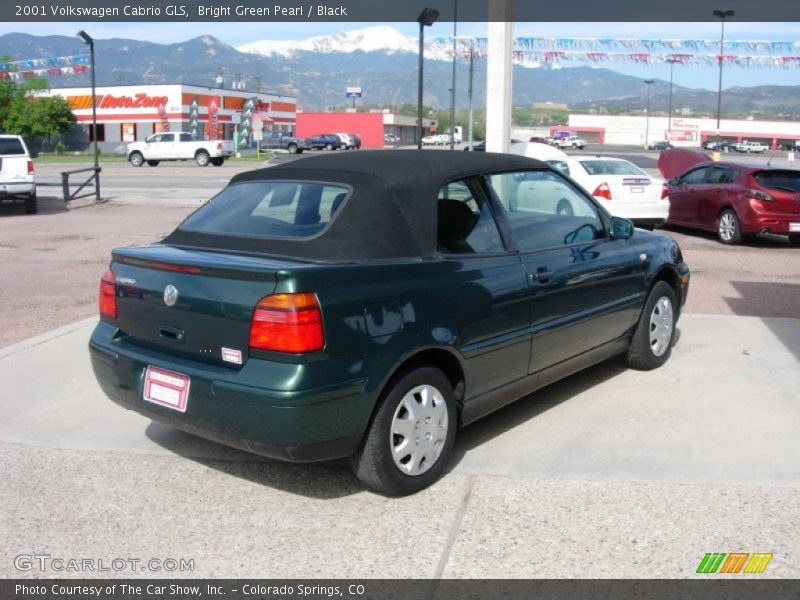 Bright Green Pearl / Black 2001 Volkswagen Cabrio GLS
