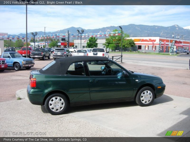 Bright Green Pearl / Black 2001 Volkswagen Cabrio GLS